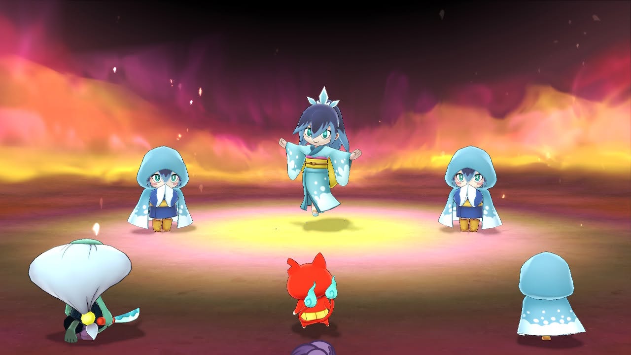 妖怪ウォッチ 1 初代 ふぶき姫 戦う スイッチ 3DS スマホ
